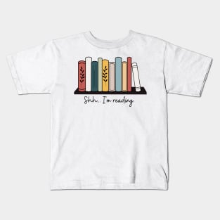 Shh.. I am reading Kids T-Shirt